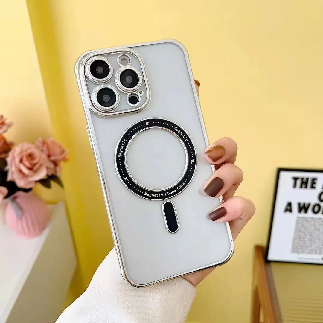 Premium Clear Poly-carbonate Case With Magsafe For iPhone 14 Series