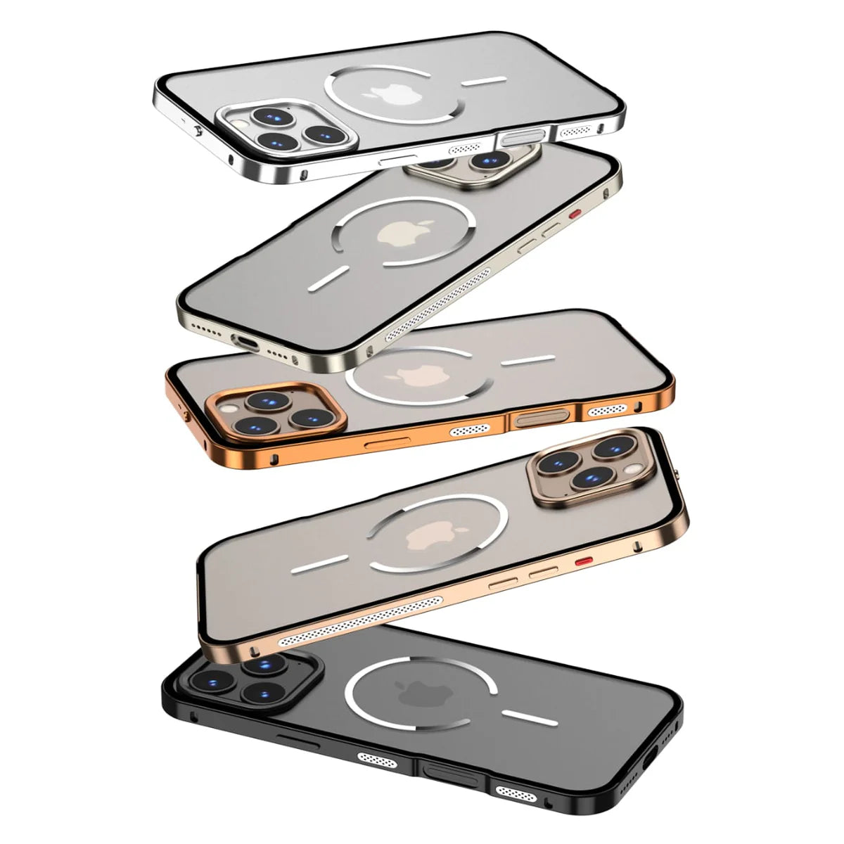Metal Frosted Case For iPhone 16 Series