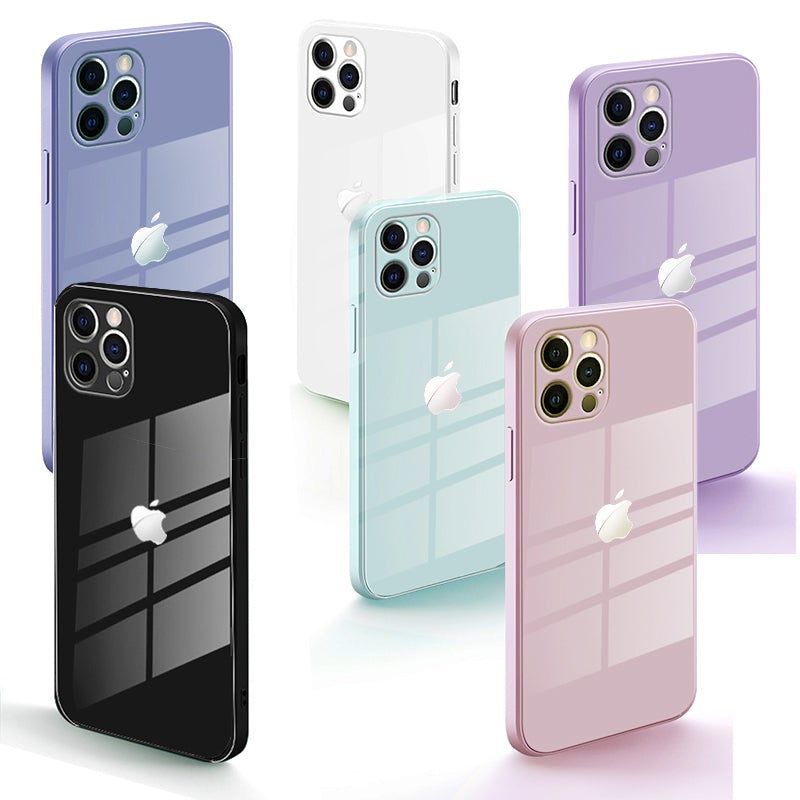 Special Edition Glossy Silicone Soft Edge Back Case with Camera Protection For iPhone 13 Series - planetcartonline