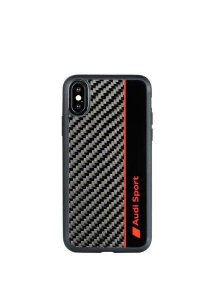 Audi Q8 D1 Genuine Carbon Fiber R8 D1 Limited Edition Case For iPhone X/XS - Planetcart