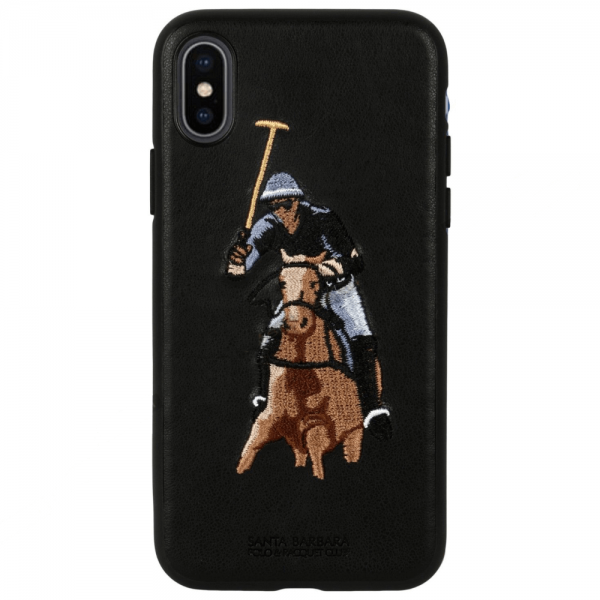 Santa Barbara Jockey Series Genuine Leather Case For iPhone X/XS - Planetcart