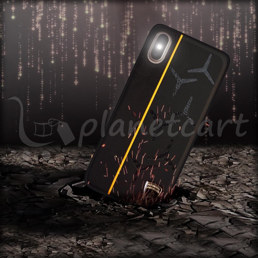 Lamborghini Genuine Huracan D12 Leather Crafted Limited Edition Case For iPhone X/XS - Planetcart
