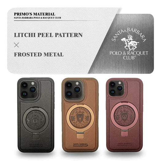 Santa Barbara Classic Primo Series Genuine Leather Case For iPhone 15 Pro