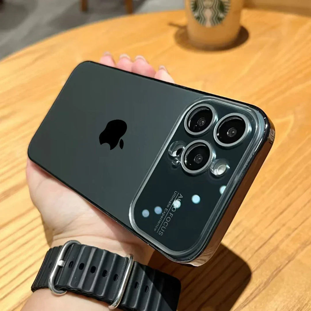 New design Lens Glass Case For iPhone