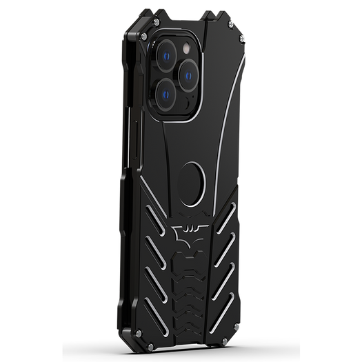 Batman Premium Luxury Metal Phone Case with Bat Stand for iPhone 13 Pro Max