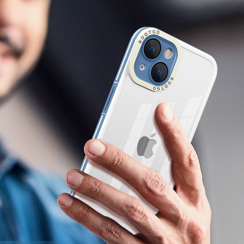 Root Transparent Polycarbonate Back Case Cover for iPhone 13