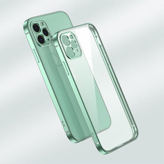 Luxury Square Clear Silicon Premium Case With Camera Protection For iPhone 11 Pro - planetcartonline