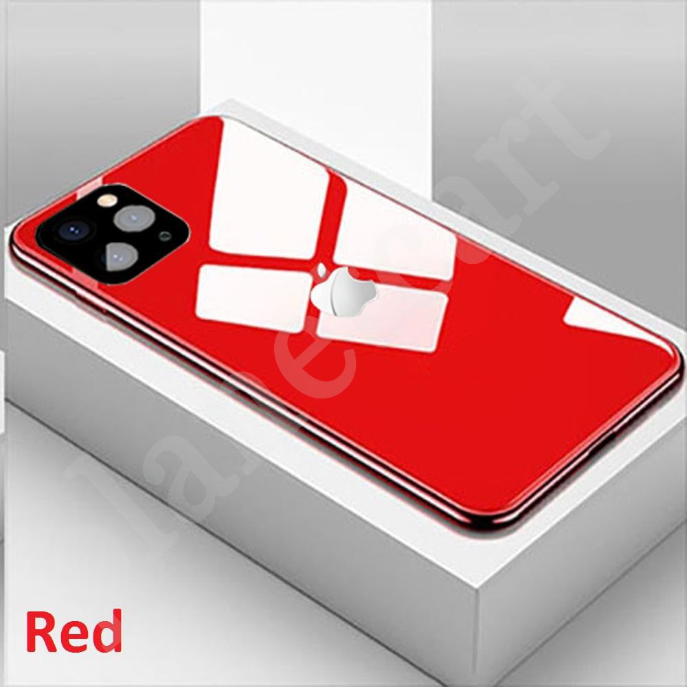 Special Edition Glossy Glass Silicone Soft Edge Case For iPhone 11 Pro Max