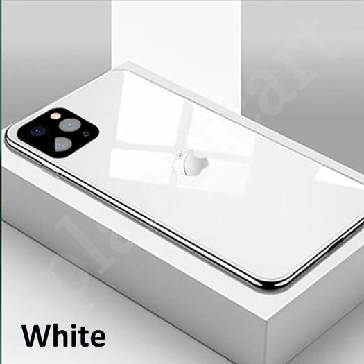 Special Edition Glossy Glass Silicone Soft Edge Case For iPhone 11 Pro Max