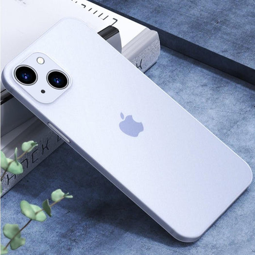 Frosted Ultra Thin Paper Back Case For iPhone 13 - planetcartonline
