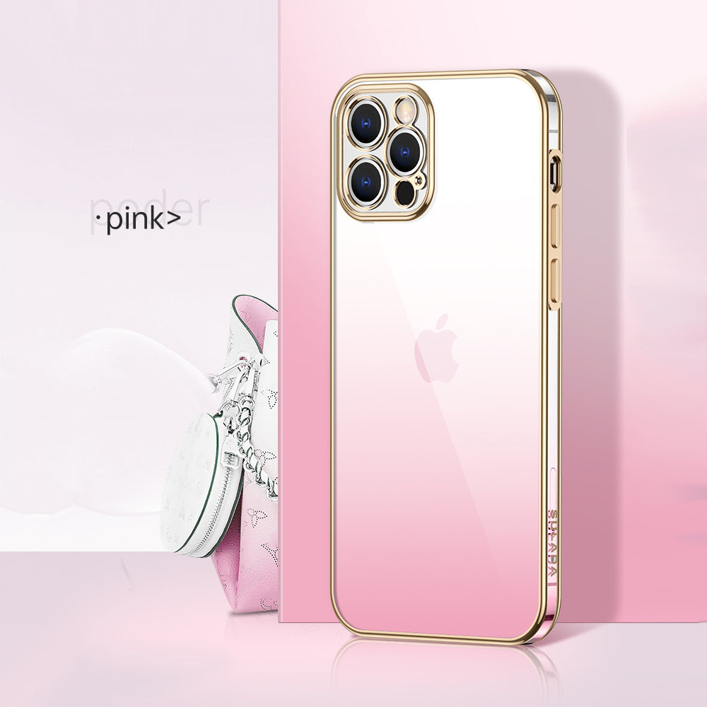 Premium Gradient Slim Soft Back Electroplated Glossy Bumper Case Cover for iPhone 13 Pro Max