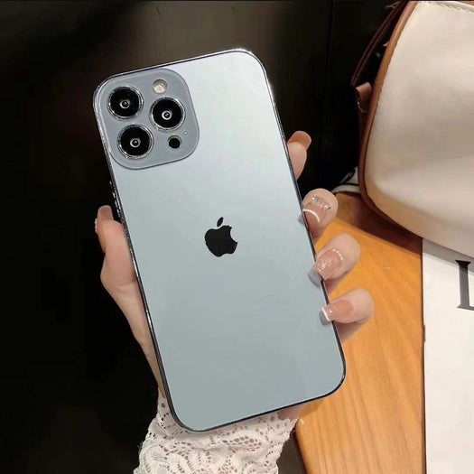 Orignal Glossy Premium Glass Back Case For iPhone