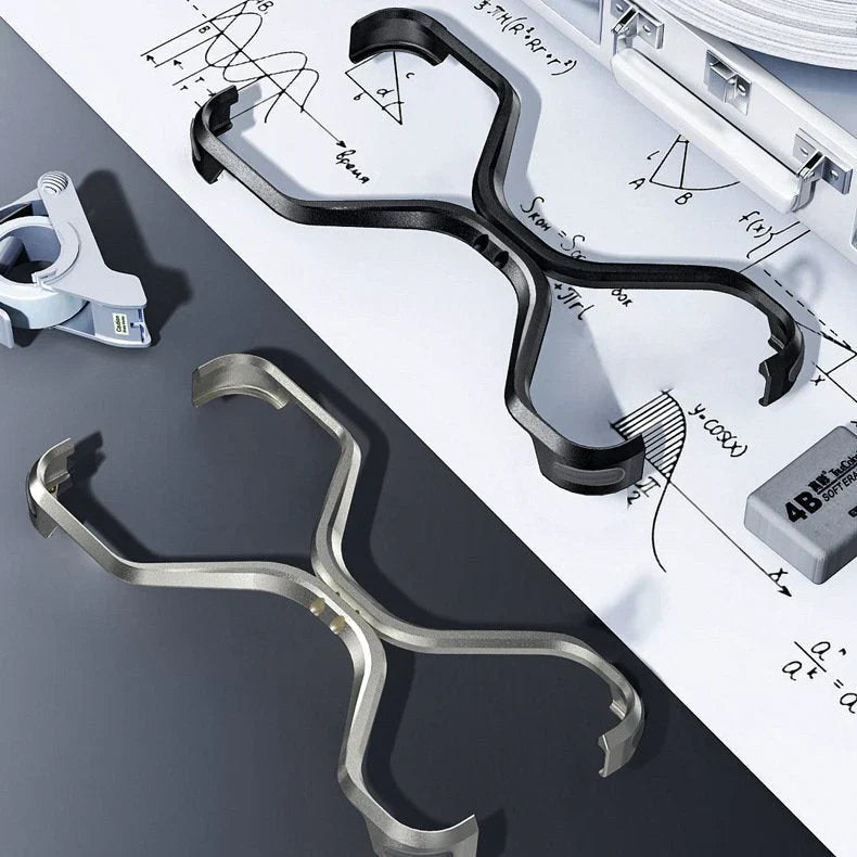 Titanium X- Shape Rimless Cover For iPhone 16 Pro Max