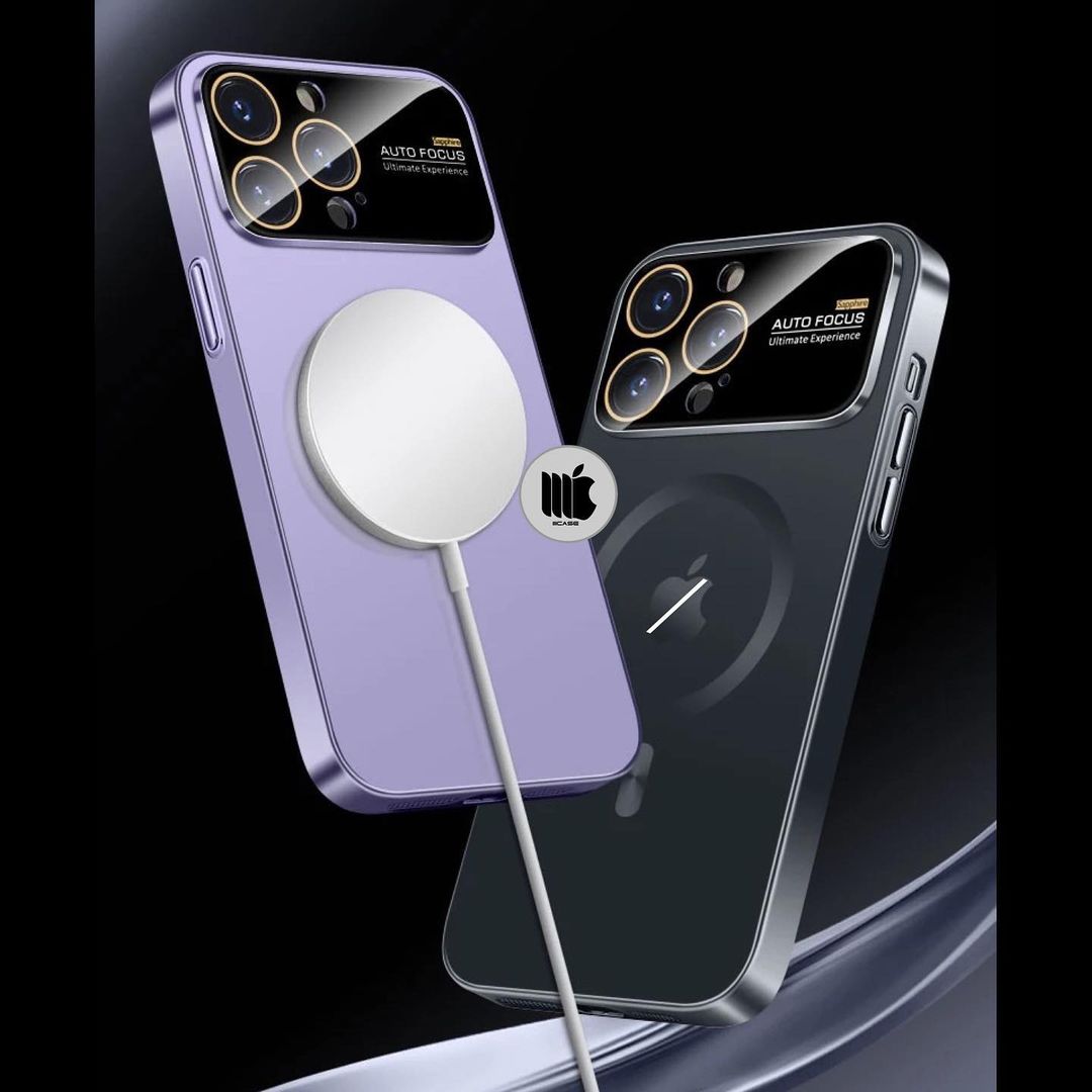 New Magsafe Lens Glass Case For iPhone