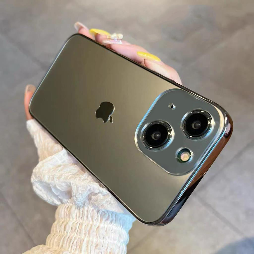 Orignal Glossy Premium Glass Back Case For iPhone 14 Pro Max