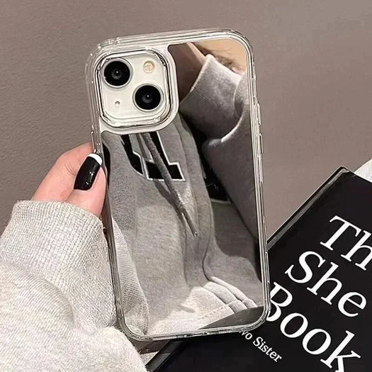 Mirror Reflecting Back Case For Apple iPhone 15 Plus