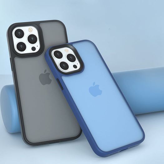 Forsted Transparent Matt Shockproof Heavy Duty Bumper TPU + PC Back Case Cover for iPhone 15