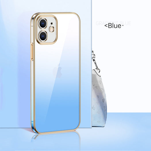 Premium Gradient Slim Soft Back Electroplated Glossy Bumper Case Cover for iPhone 11