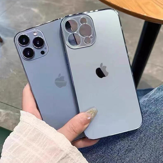 Orignal Glossy Premium Glass Back Case For iPhone