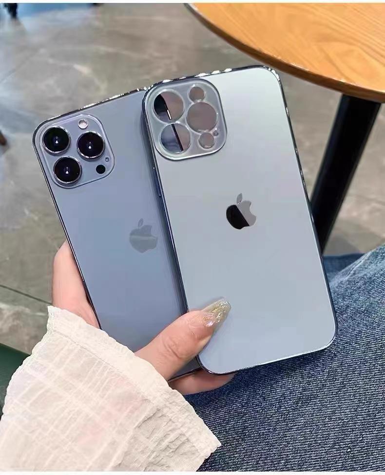 Orignal Glossy Premium Glass Back Case For iPhone