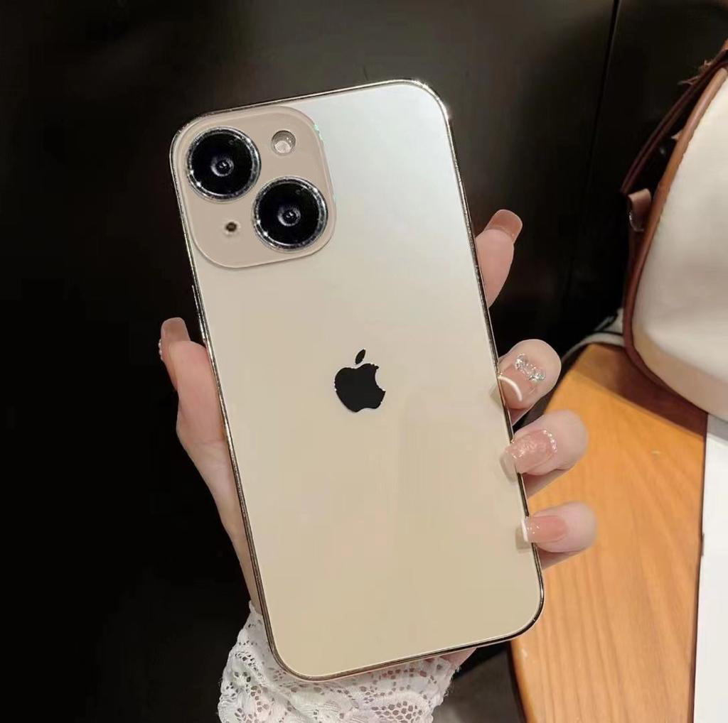 Orignal Glossy Premium Glass Back Case For iPhone 14 Pro