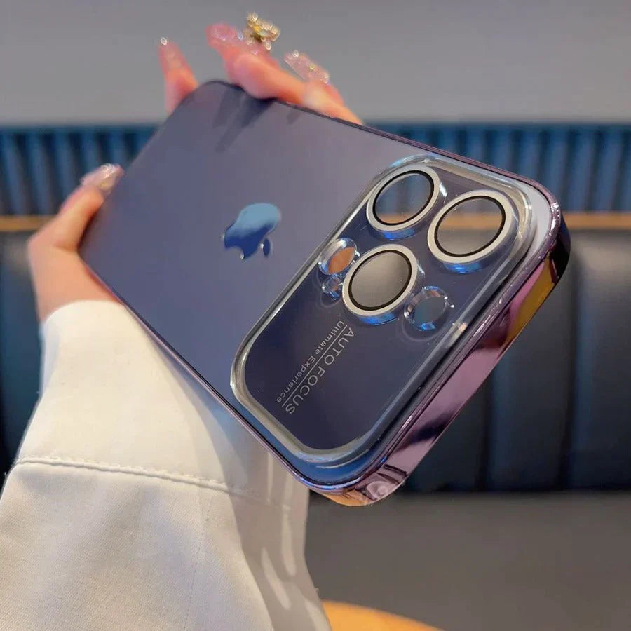 New design Lens Glass Case For iPhone 15 Series