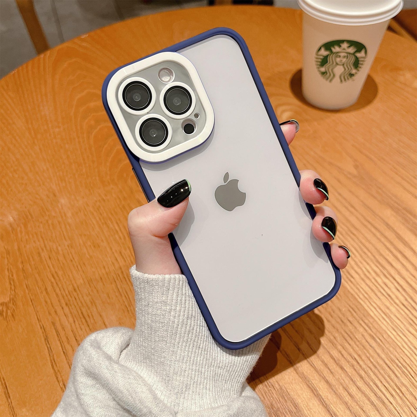 Premium Transparent Silicone Shockproof Camera Lens Protection Armor Bumper Back Case  for iPhone 14 Pro