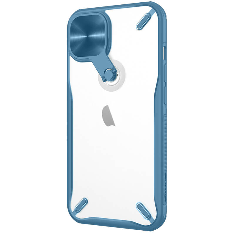 Nillkin Cyclops Camera Protection Blue Back Case Cover For iPhone 13