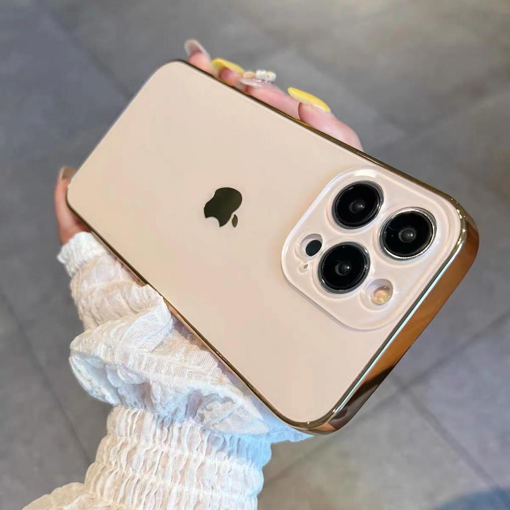 Orignal Glossy Premium Glass Back Case For iPhone 14 Pro Max