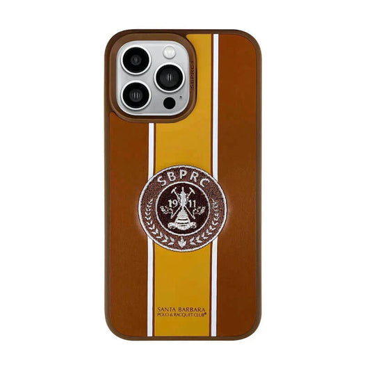 Santa Barbara Classic Gareth Series Genuine Leather Case For iPhone 15 Pro