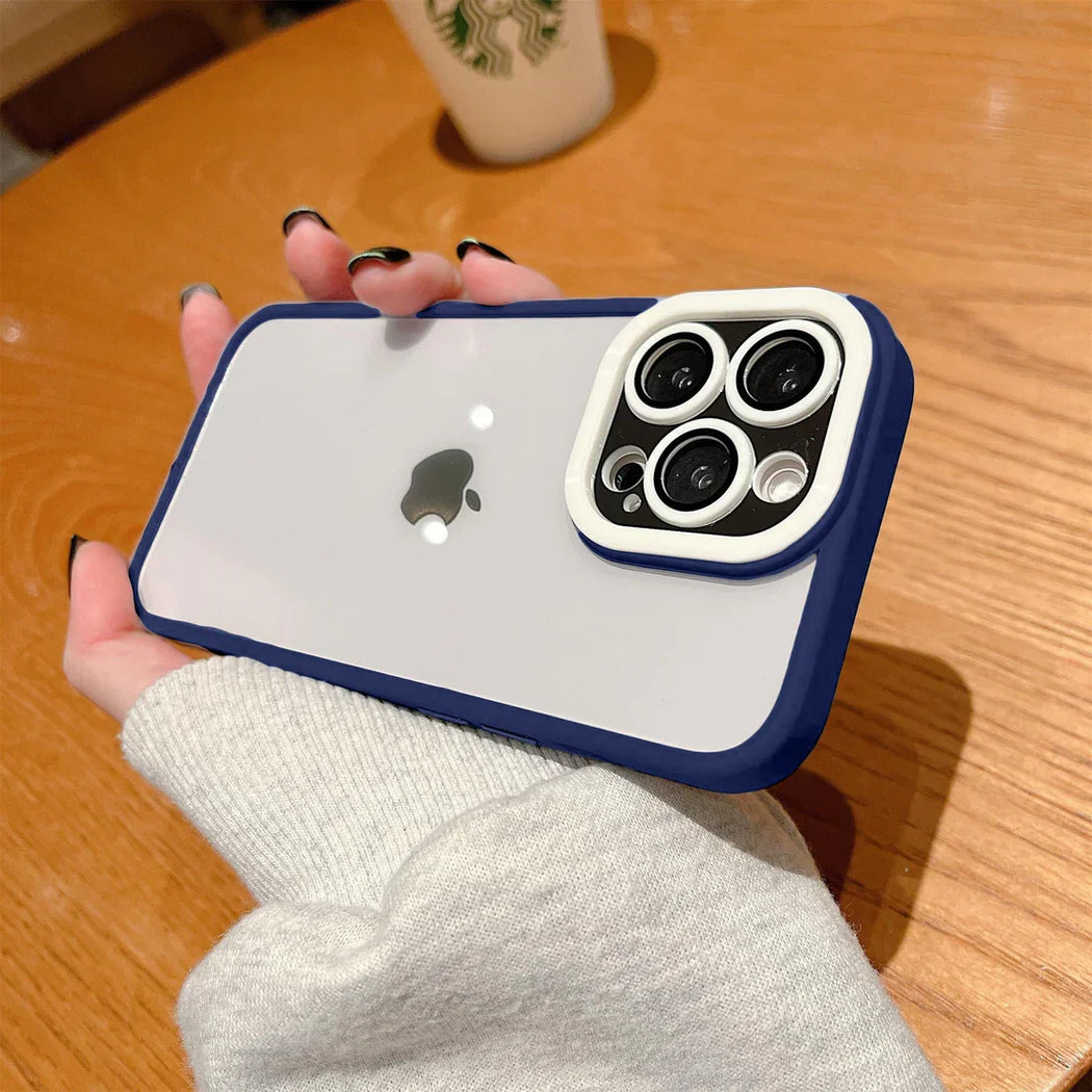 Premium Transparent Armor Bumper Back Case  for iPhone