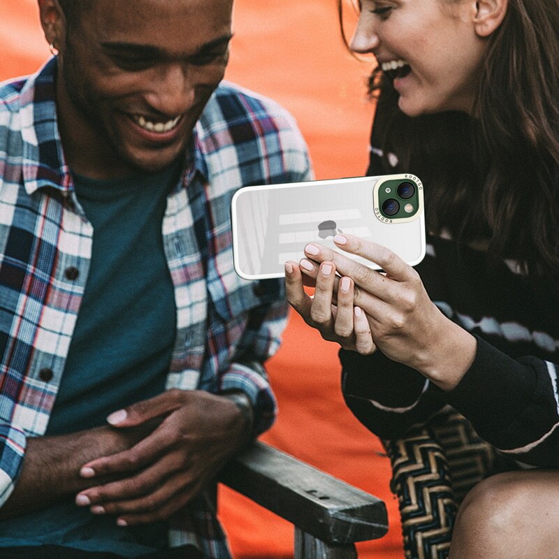 Root Transparent Polycarbonate Back Case Cover for iPhone