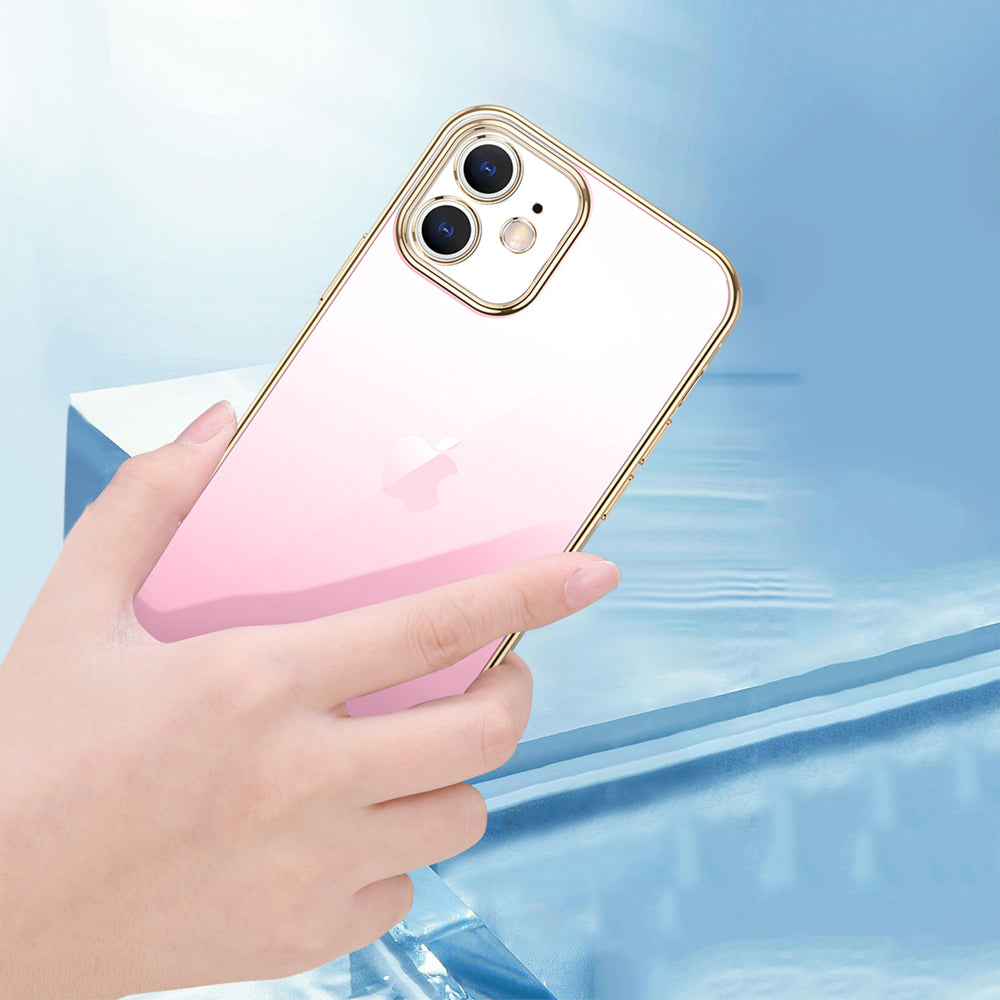 Premium Gradient Slim Soft Back Electroplated Glossy Bumper Case Cover for iPhone 11