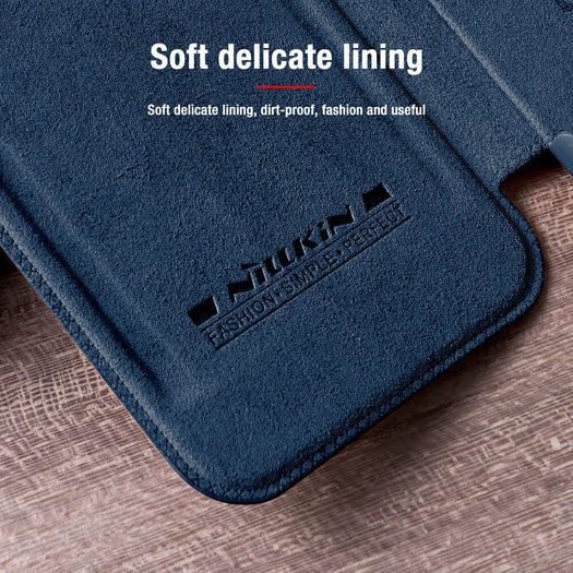 Nillkin Qin Leather Flip Case For iPhone 13 Pro Max - planetcartonline