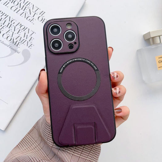 Luxury Leather Look Magsafe Case For iPhone 13 Pro Max