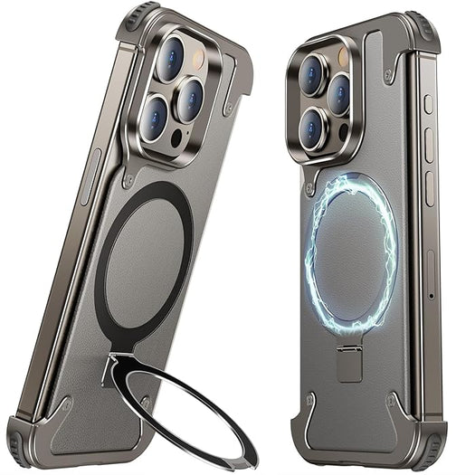 Metal No Border Cover Magnetic Stand