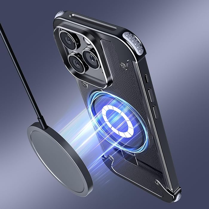 Metal No Border Cover Magnetic Stand