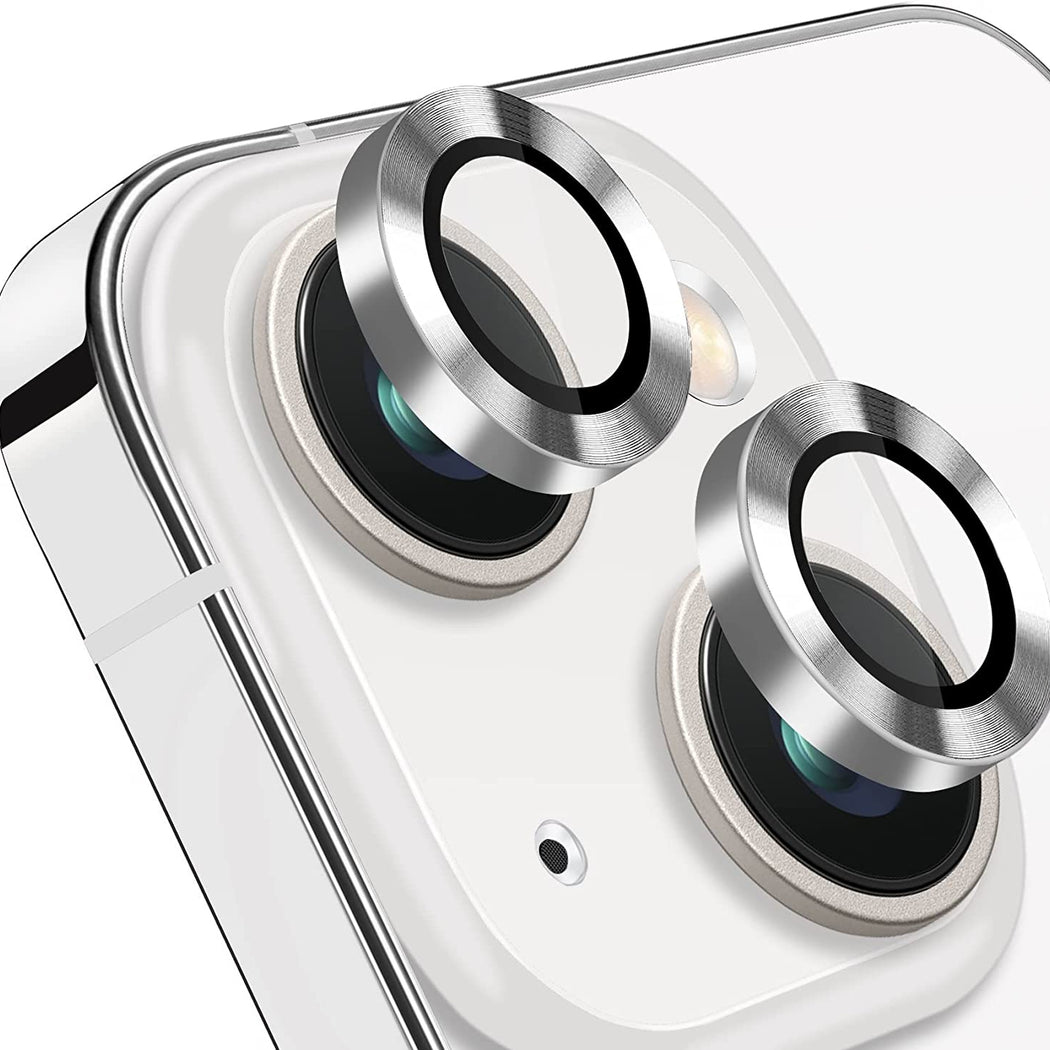 Ring Metal Camera Lens Protector Glass For iPhone 14 Plus