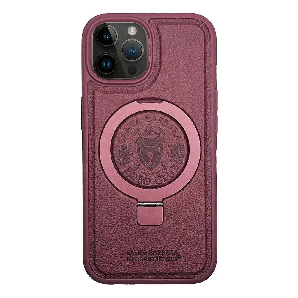 Santa Barbara Classic Primo Series Genuine Leather Case For iPhone 15 Pro