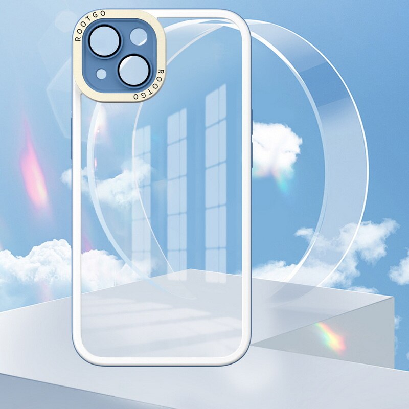 Root Transparent Polycarbonate Back Case Cover for iPhone 13