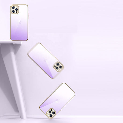 Premium Gradient Slim Soft Back Electroplated Glossy Bumper Case Cover for iPhone 13