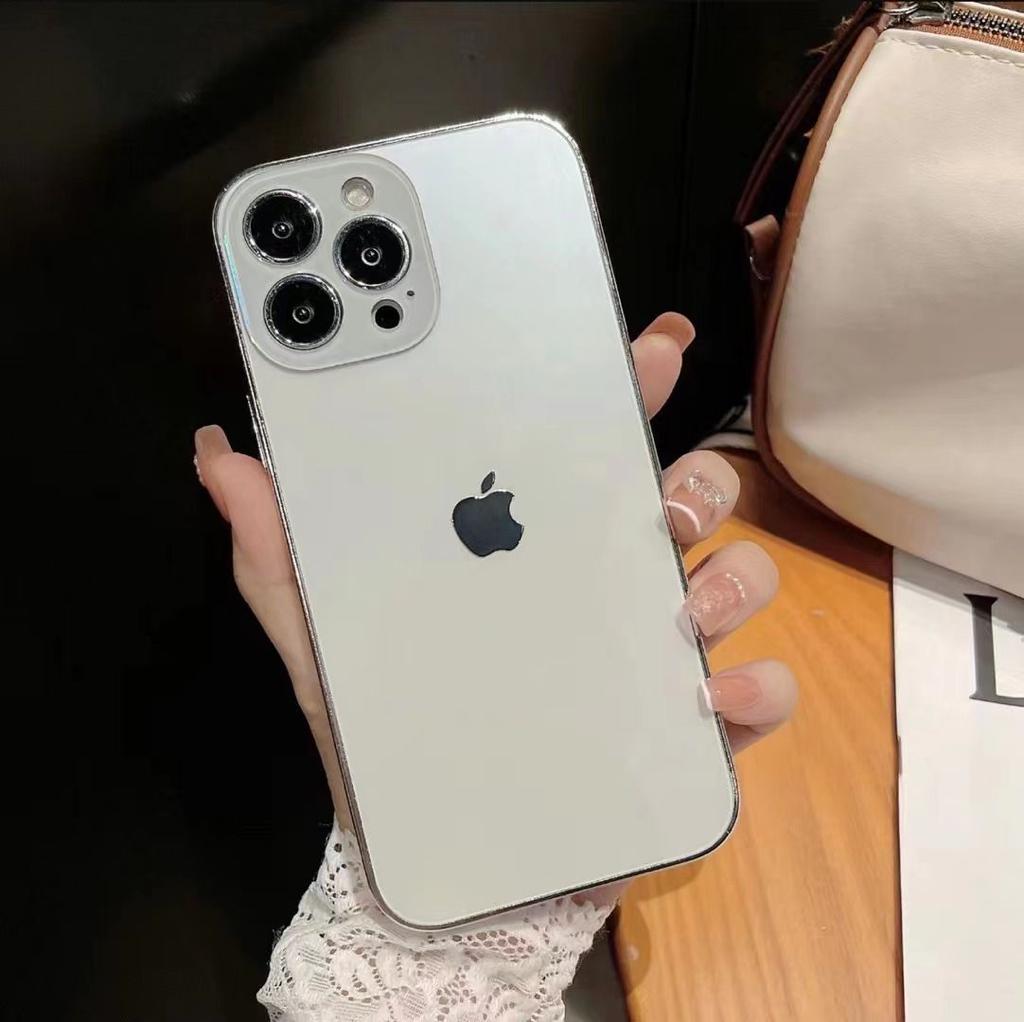 Orignal Glossy Premium Glass Back Case For iPhone