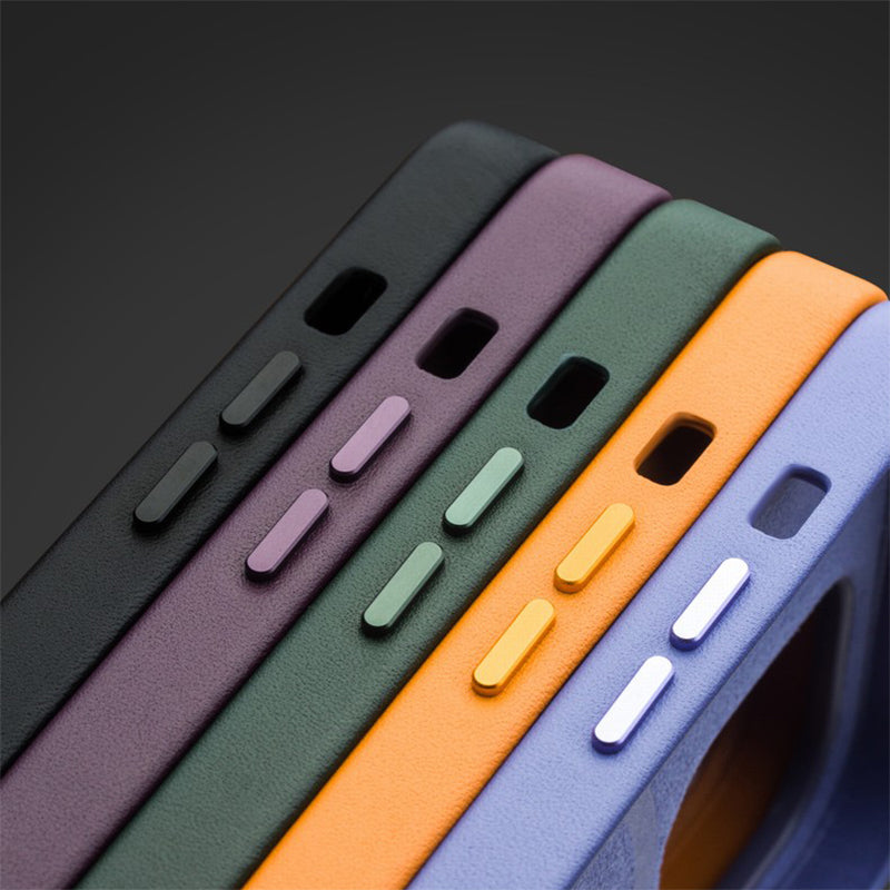 MagSafe Compatible Genuine Leather Case for Apple iPhone 13