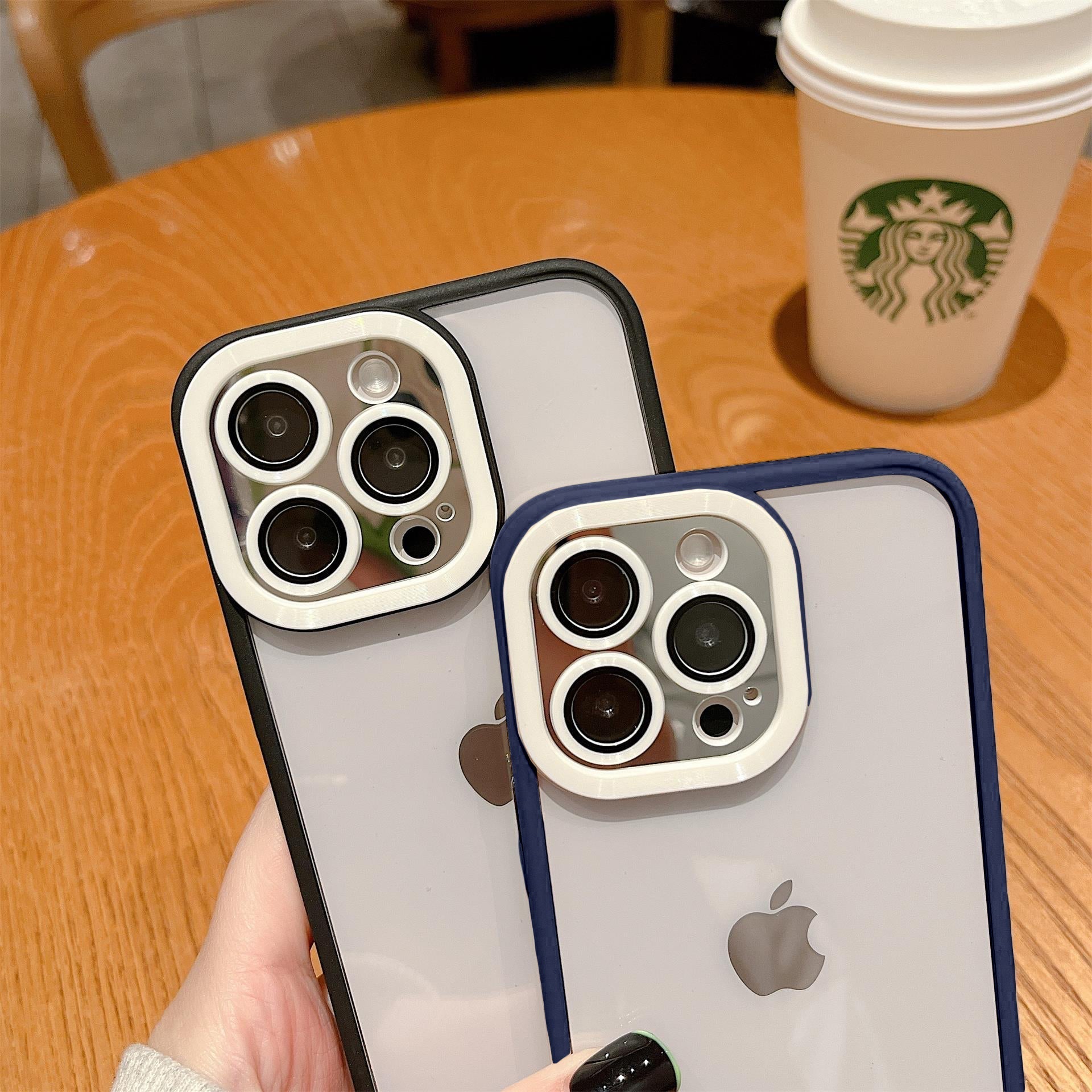 Premium Transparent Silicone Shockproof Camera Lens Protection Armor Bumper Back Case  for iPhone 14 Series