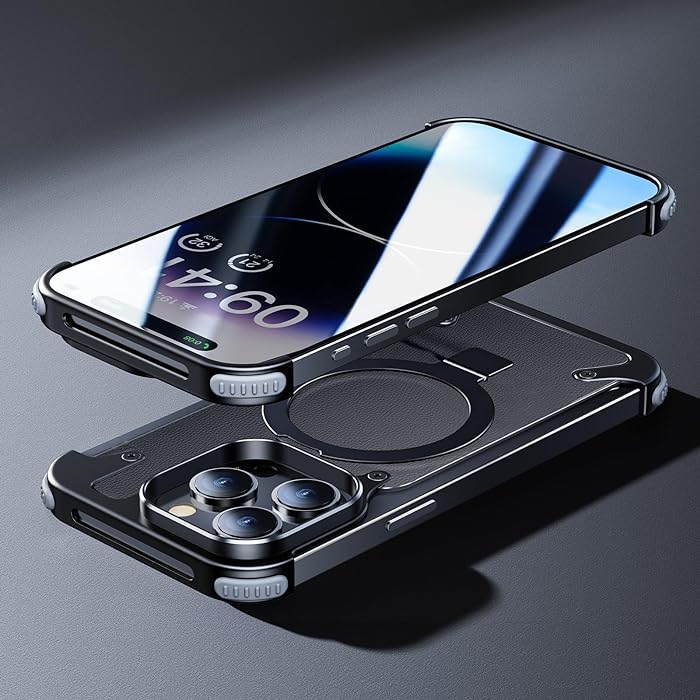 Metal No Border Cover Magnetic Stand