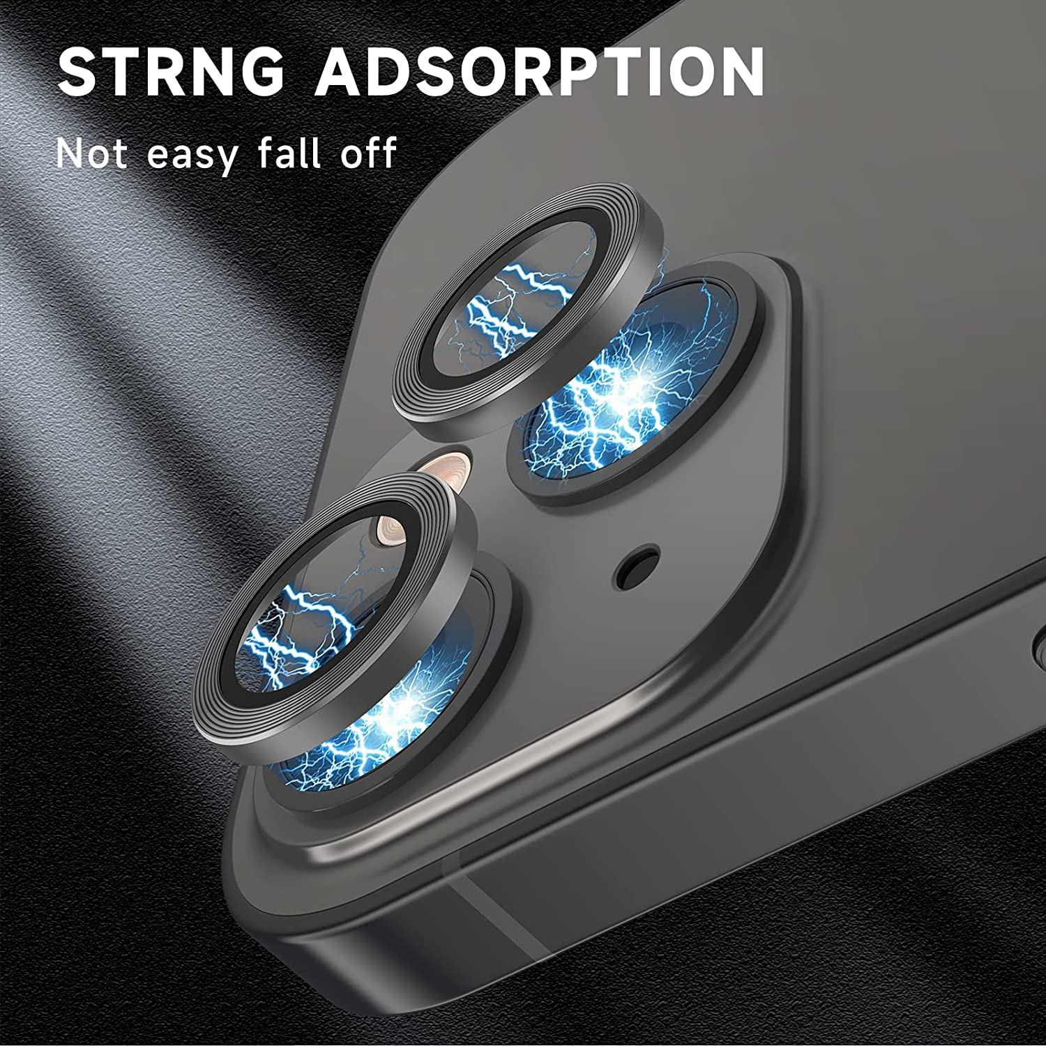 Ring Metal Camera Lens Protector Glass For iPhone 14 Plus