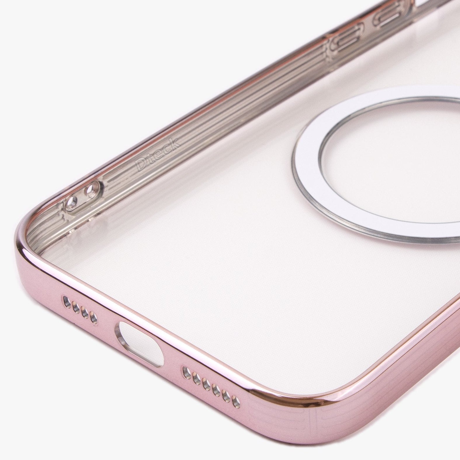 The Luxury Square Silicon Magsafe Clear Case With Camera Protection For iPhone 13