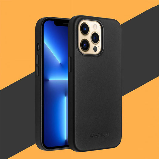 MagSafe Compatible Genuine Leather Case for Apple iPhone 13