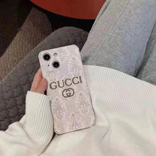 Premium Luxury Embroidery Back Case Cover For iPhone 13