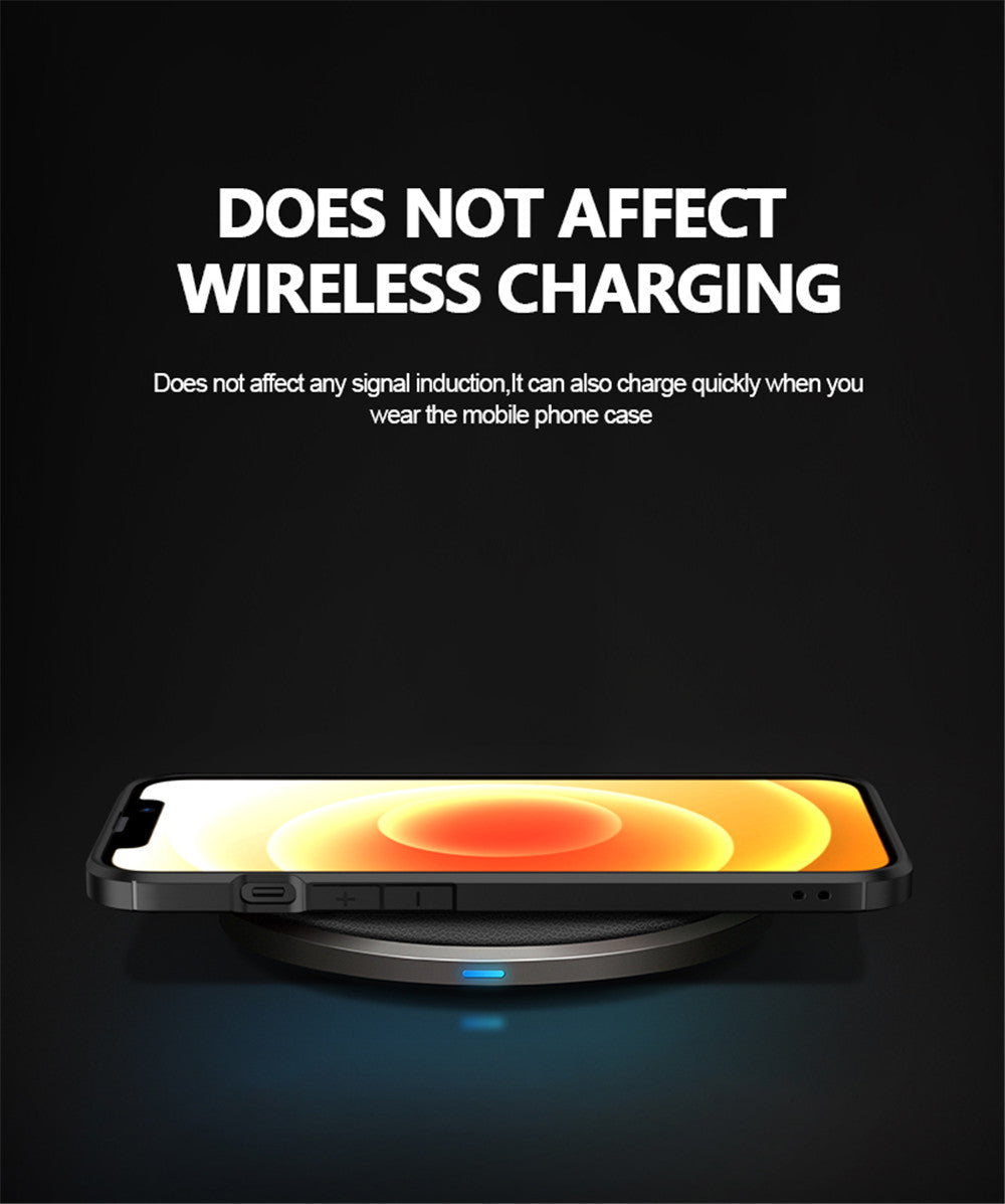 Luxury Carbon Fiber Transparent  Shockproof Armor Case for iPhone 13 Pro - Premium Cases